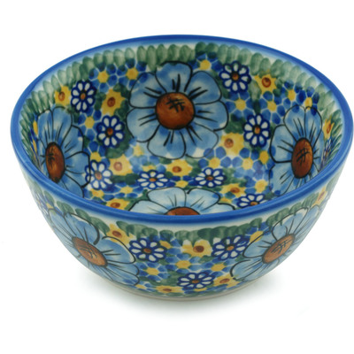 Polish Pottery Bowl 6&quot; UNIKAT