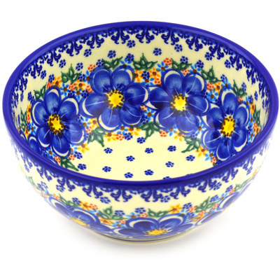 Polish Pottery Bowl 6&quot; UNIKAT