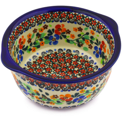 Polish Pottery Bowl 6&quot; UNIKAT