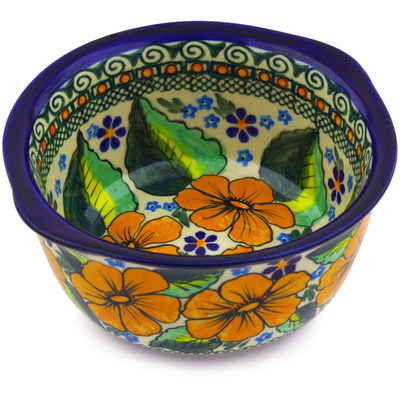 Polish Pottery Bowl 6&quot; UNIKAT