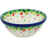 Polish Pottery Bowl 6&quot; Winter Rowan