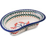 Polish Pottery Bowl 7&quot; Blossoming Prickly Pear