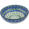 Polish Pottery Bowl 7&quot; Blue Alpine