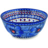 Polish Pottery Bowl 7&quot; Blue Heaven UNIKAT