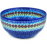 Polish Pottery Bowl 7&quot; Cheerful Poppies