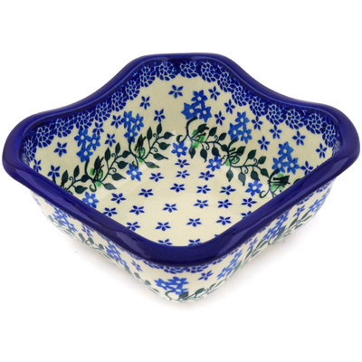 Polish Pottery Bowl 7&quot; Circle Of Delicacy