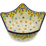 Polish Pottery Bowl 7&quot; Country Spring