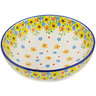 Polish Pottery Bowl 7&quot; Country Spring