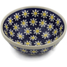 Polish Pottery Bowl 7&quot; Daisy