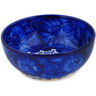 Polish Pottery Bowl 7&quot; Divine Cobalt UNIKAT