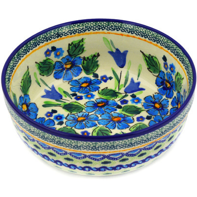 Polish Pottery Bowl 7" Evangeline UNIKAT