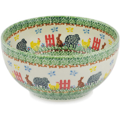 Polish Pottery Bowl 7"