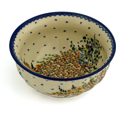 Polish Pottery Bowl 7"