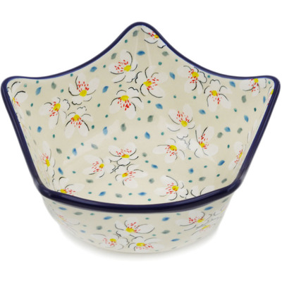 Polish Pottery Bowl 7&quot; Heavenly UNIKAT