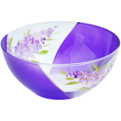 Glass Bowl 7&quot; Lavender Morning