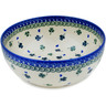 Polish Pottery Bowl 7&quot; Lucky Clovers