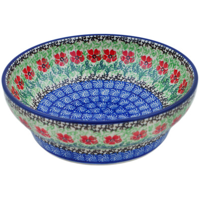 Polish Pottery Bowl 7&quot; Maraschino