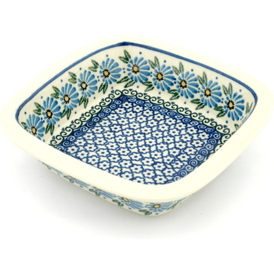 Polish Pottery Bowl 7&quot; Marigold Morning