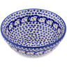 Polish Pottery Bowl 7&quot; Meow