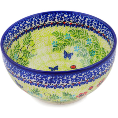Polish Pottery Bowl 7" Metamorphosis