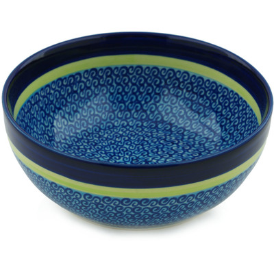 Polish Pottery Bowl 7" Midnight Eclipse