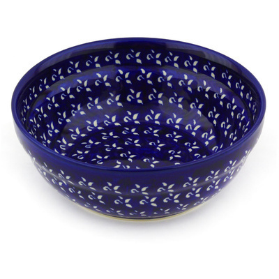 Polish Pottery Bowl 7&quot; Moghul Bloom