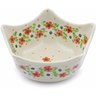 Polish Pottery Bowl 7&quot; Poppy Flower