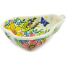 Polish Pottery Bowl 7&quot; Retro Garden UNIKAT