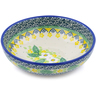 Polish Pottery Bowl 7&quot; Spring On The Branch UNIKAT