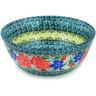 Polish Pottery Bowl 7&quot; Summer Breeze UNIKAT