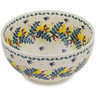 Polish Pottery Bowl 7&quot; Sunny Swallow UNIKAT