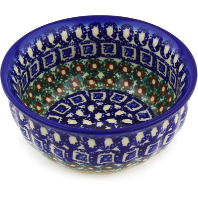 Polish Pottery Bowl 7&quot; UNIKAT