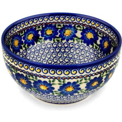 Polish Pottery Bowl 7&quot; UNIKAT