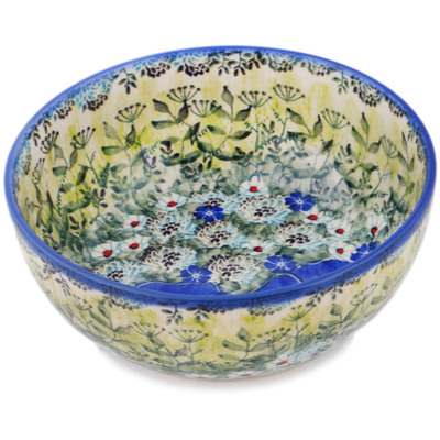 Polish Pottery Bowl 7&quot; UNIKAT