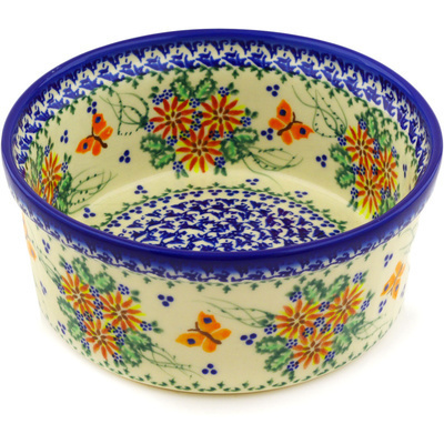 Polish Pottery Bowl 7&quot; UNIKAT