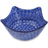 Polish Pottery Bowl 7&quot; Winter Frost
