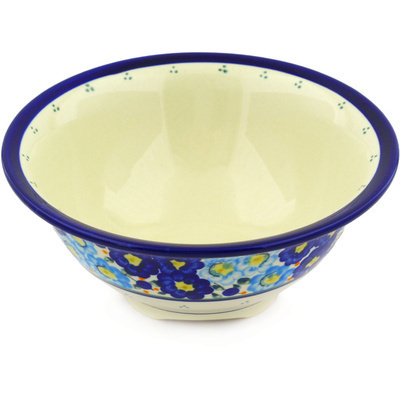 Polish Pottery Bowl 8" Aura
