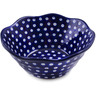 Polish Pottery Bowl 8&quot; Blue Eyes