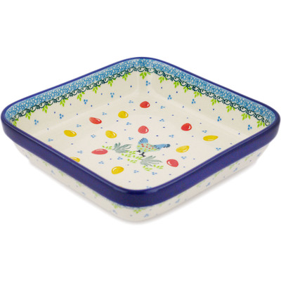 Polish Pottery Bowl 8" Egg-celent