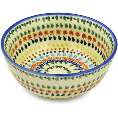 Polish Pottery Bowl 8&quot;