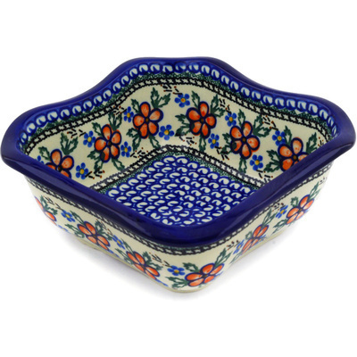 Polish Pottery Bowl 8" Lancaster Rose