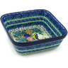 Polish Pottery Bowl 8&quot; Robbin&#039;s Meadow UNIKAT