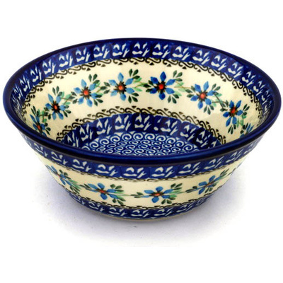 Polish Pottery Bowl 8&quot; Shady Spring