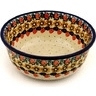 Polish Pottery Bowl 8&quot; Strawberry Rows