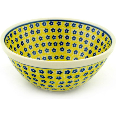 Polish Pottery Bowl 8" Sunshine
