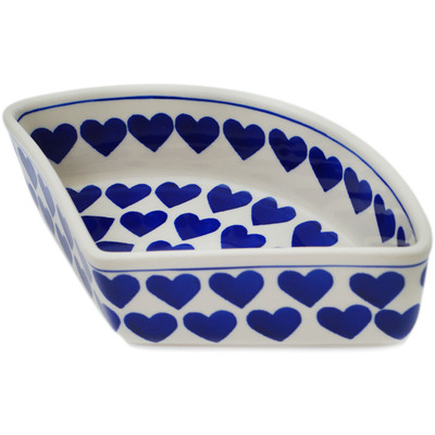 Polish Pottery Bowl 8&quot; Surrounded By Love