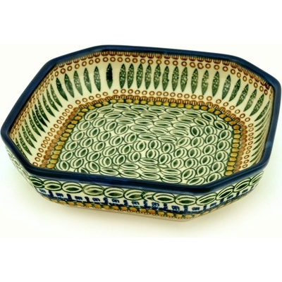 Polish Pottery Bowl 8&quot; Tuscan Countryside