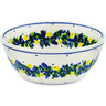 Polish Pottery Bowl 8&quot; Yellowberry Forest