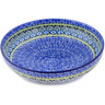 Polish Pottery Bowl 9&quot; Artistic Boho