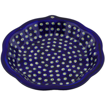 Polish Pottery Bowl 9" Autumn Leaves